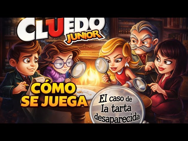 Vídeo relacionado con Hasbro Gaming Cluedo Junior, Juego de Mesa 2 en 1, Diversión con Amigos y Familia, Regalo para Niños y Niñas a Partir de 4 Años, Juguete de Detectives, Tablero de Colegio