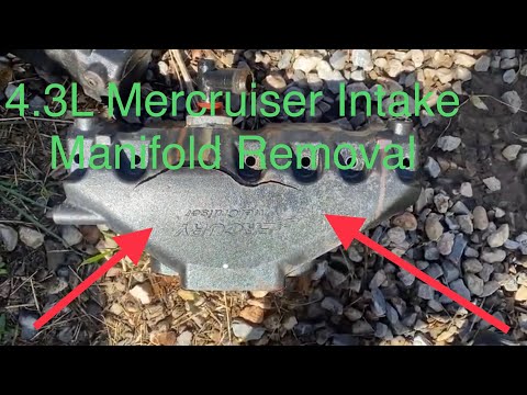 How To Remove Mercruiser 4.3L Exhaust Manifold Boat Gaskets Cracked 2002 & UP