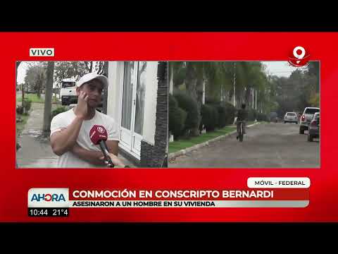Conmoción en Conscripto Bernardi por el crimen de un hombre: los vecinos