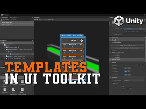 UI Toolkit Templates are POWERFUL | Unity Tutorial