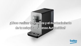 Beko mantenimiento de tu máquina Espresso Automática anuncio
