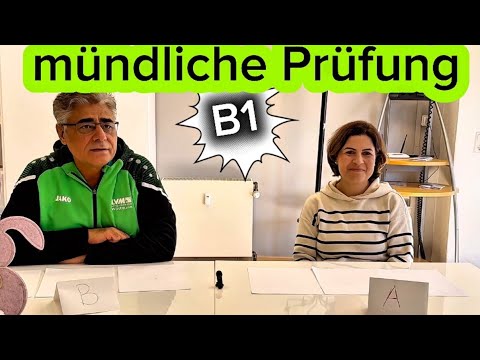 Mündliche Prüfung B1 Sprechen DTZ TELC #mündlicheprüfung #b1prüfung #dtz #telc