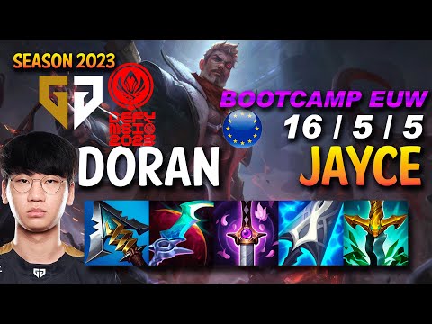 GEN Doran JAYCE vs DR. MUNDO Top - BOOTCAMP MSI 2023 - EUW Ranked