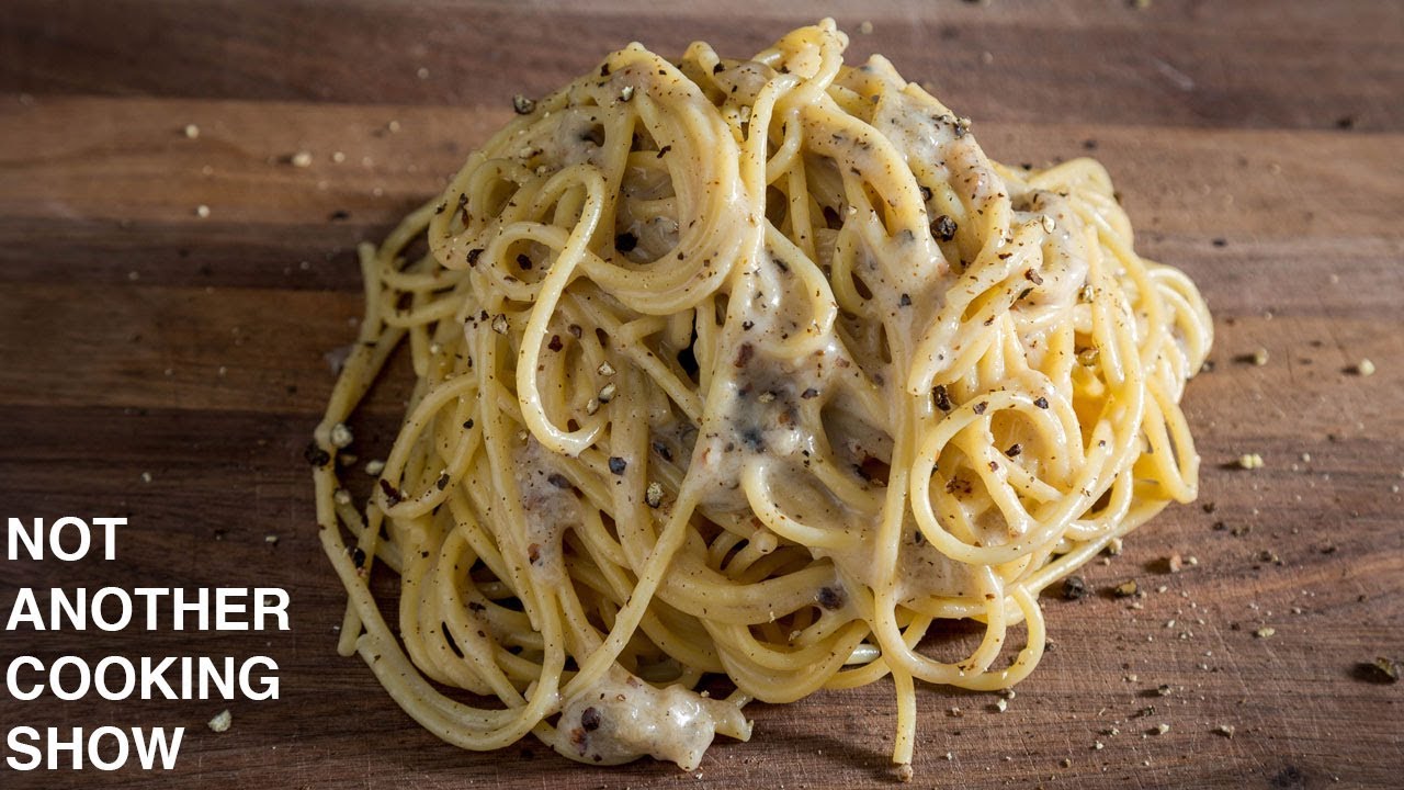 how to make REAL CACIO E PEPE like they do in ROME
