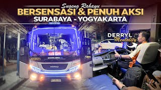 Download lagu SENSATIONAL & FULL OF ACTION ‼️ Surabaya - Yogyakarta by Bus Sugeng Rahayu 7003 Arjuna Reborn mp3