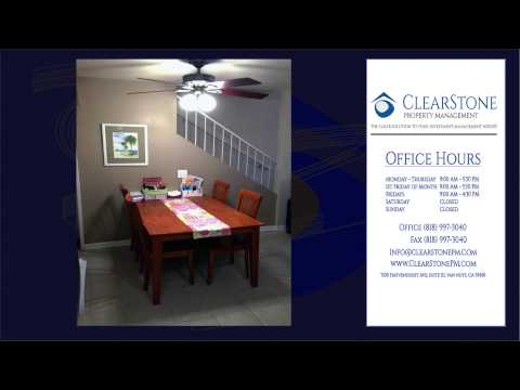 ClearStone Townhome for Rent Sylmar Polk St.