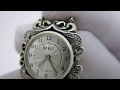 Видеообзор Женские серебряные часы 0519