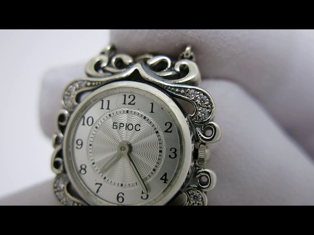 Женские серебряные часы 0519 Видеообзор