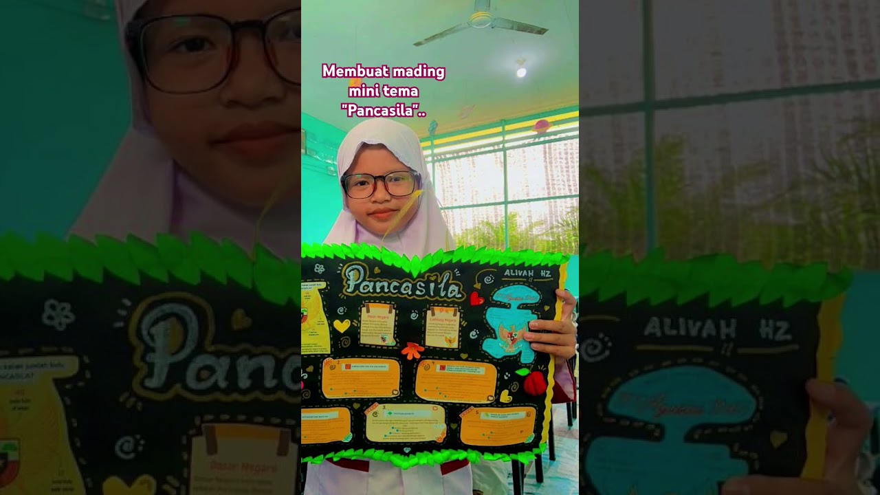 😱 membuat Mading mini tugas Pendidikan Pancasila, tema Pancasila
