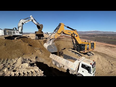 Caterpillar 6015B And Liebherr 984 Excavators Loading Dumpers&Trucks - Sotiriadis/Labrianidis Mining