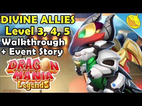 DIVINE ALLIES Level 3, 4 & 5! More EVENT STORY! - DML #1197