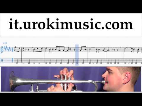 Corso di Tromba David Guetta, Justin Bieber - 2U Tablature Tab Parte#2 um-i276