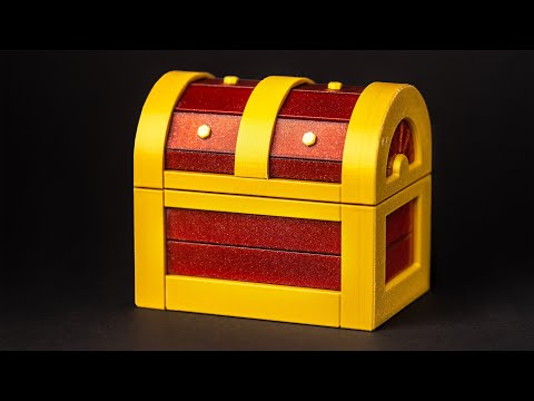 How to open a Treasure Chest Puzzle Box?