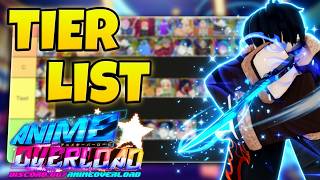 NEW SJW UPDATE META TIER LIST! Best Units Ranked (Anime Overload Roblox)