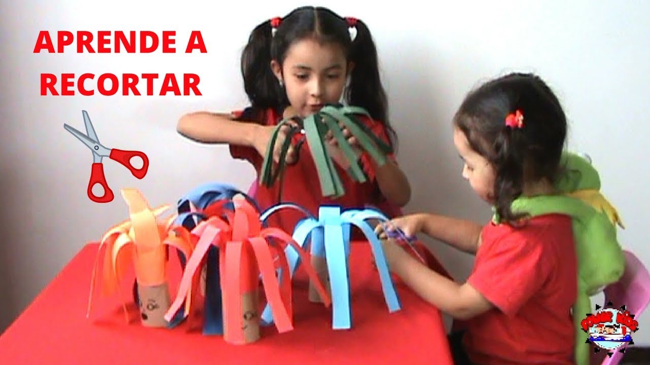 Actividad Divertida Para Aprender a Recortar / PARA NIÑOS / Motricidad Fina ??