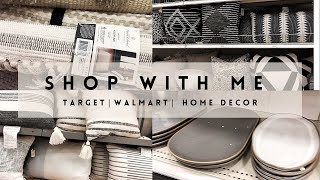 HOME DECOR SHOP WITH ME | TARGET AND WALMART | SPRING AND SUMMER 2021