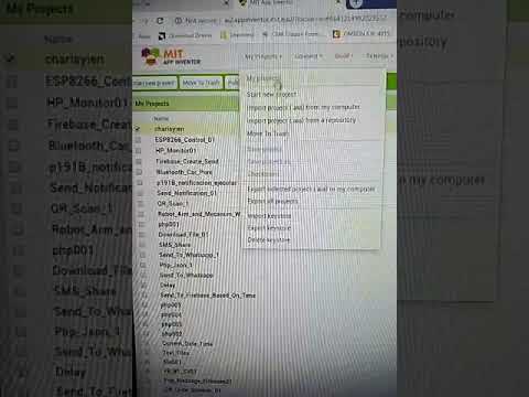 Export Project From App Inventor