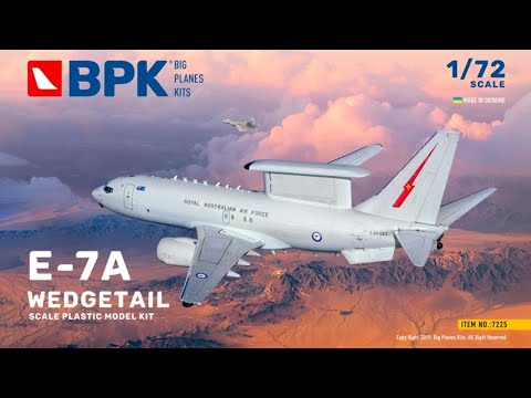 Сборная модель самолет Boeing 737 AEW&C (E-7A Wedgetail) (Big Planes Kits 7225) 1:72