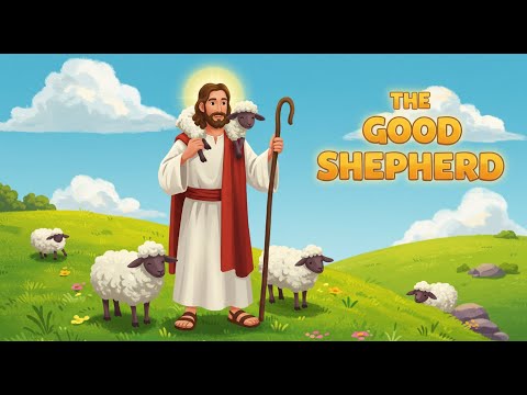 The Good Shepherd 🐑 | A Gentle Bible Story for Kids #biblestoriesforkids #biblecartoons