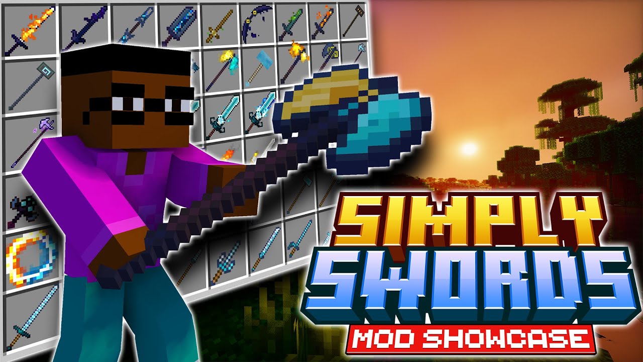 Minecraft: SIMPLY SWORDS MOD | Minecraft Mods Showcase 1.20.1