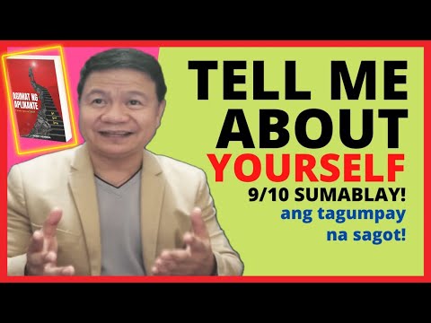 TELL ME ABOUT YOURSELF TAMANG SAGOT | Get Good Gerry