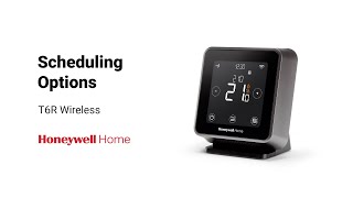 Termostat inteligent Honeywell Home T6 / T6R - Programare
