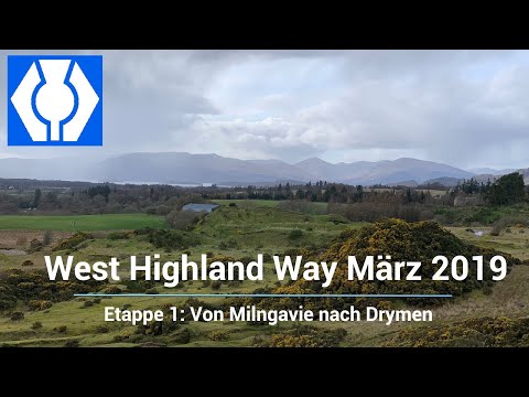 Allein auf dem West Highland Way - Etappe 1: Von Milngavie nach Drymen