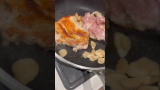 仕事終わりでも簡単鶏肉生姜ソテー、かぼちゃの煮物　#料理 #煮る #かぼちゃ