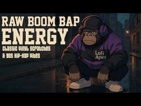 🧢 Raw Boom Bap Energy | Classic 90s Hip-Hop Beats & Vinyl Turntable Scratch Vibes 🐒📼