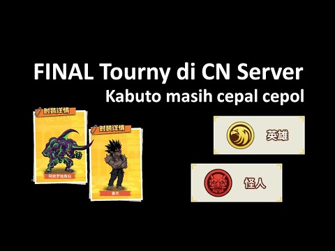FINAL Tourney Hero dan Monster di CN Server minggu ini