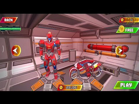 US Robot Bike Transform Shooting Game 21(By Grand Superhero Games) - Android Gameplay