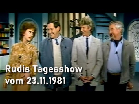 "Rudis Tagesshow" vom 23.11.1981