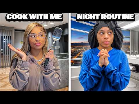 My Cozy NIGHT Routine! COOK w/ Me.. Reset & Relax