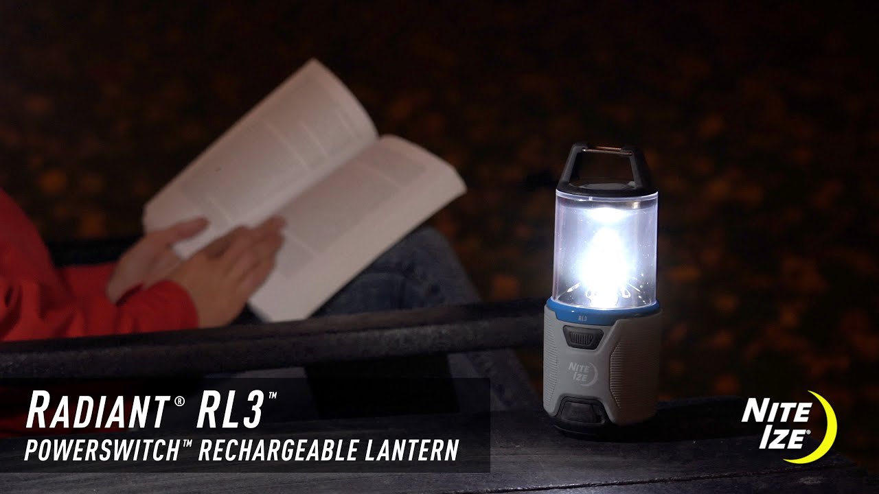 NITE IZE Radiant RL3 PowerSwitch Rechargeable Lantern