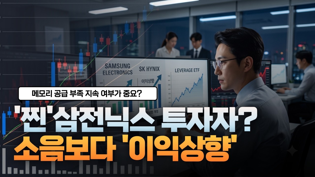 '찐'삼전닉스 투자자라면? 소음보다 '이익상향' 봐야 [주리핑룸]