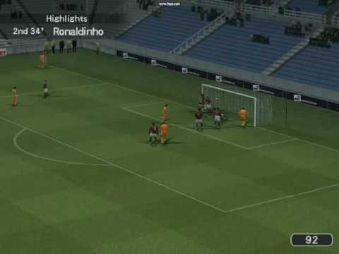 Alexjoga10 - Ronaldinho Gaúcho - Gol Olímpico de verdade