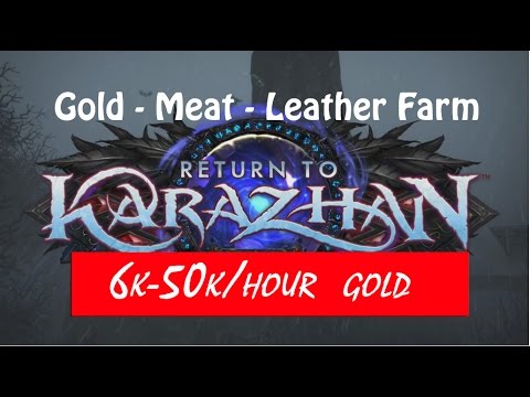 World of Warcraft Legion: patch 7.1 crazy Gold farm 6k to 50k per hour(tons Meat,skin) , Must Watch!