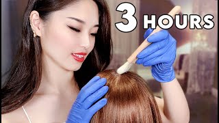 [ASMR] Sleep Recovery ~ 3 Hours of Hair Treatments & Styling