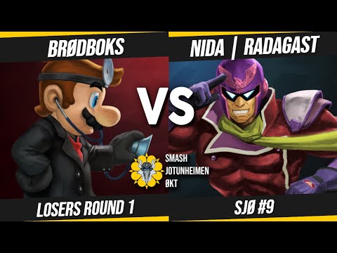 SJØ #9 Ultimate Losers Round 1 // Brødboks (Dr. Mario) VS NIDA | Radagast (Captain Falcon)