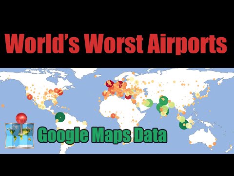 We Scraped Google Maps Data for the 10 BEST & WORST Airports