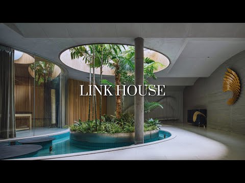 Father and Son Home Design with Bridge and Modern Interior on Small Plot