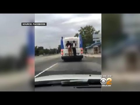 Footage Capturing Bus Surfing In San Bernardino Goes Viral But Police Aren't Impressed