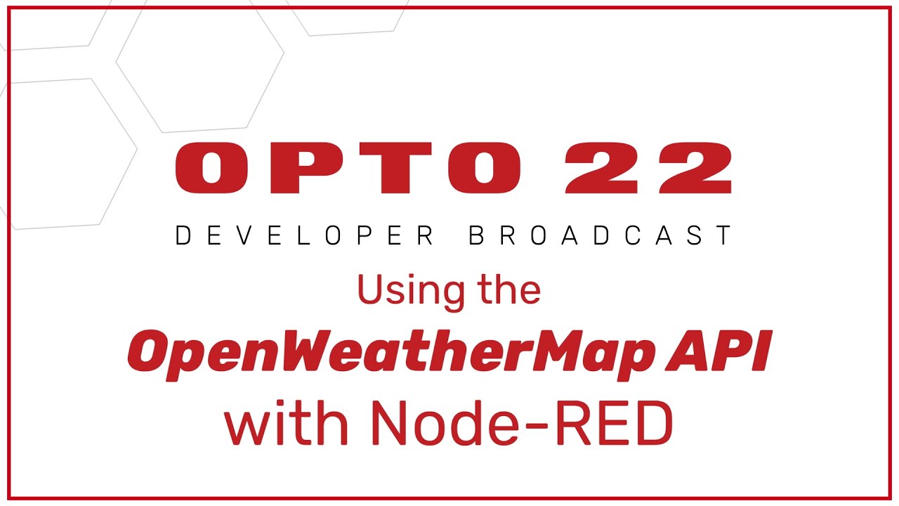 Quickly Get OpenWeatherMap API Data with Node-RED