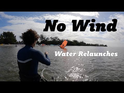 How to Water Relaunch a Kite in Under 10mph