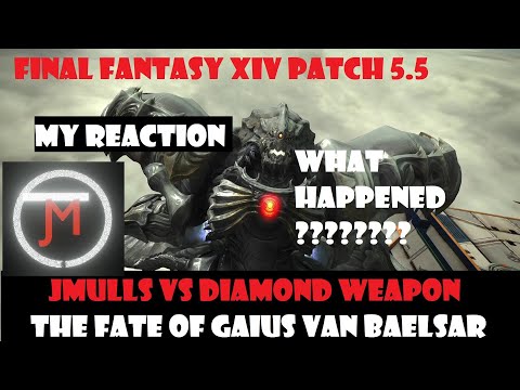 THE FATE OF GAIUS VAN BAELSAR! | JMulls' Reaction to The Diamond Weapon (Tank POV) FFXIV Patch 5.5