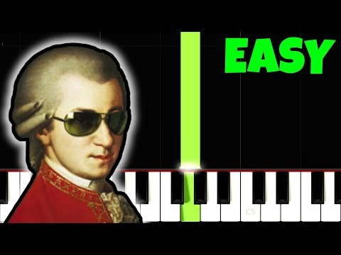 Mozart - Eine Kleine Nachtmusik [Easiest Piano Tutorial - Right Hand ONLY] (Synthesia)