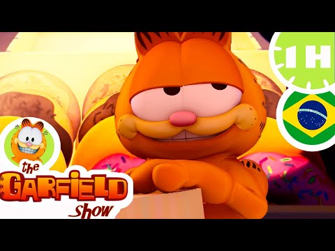 🍩 Garfield é o rei dos donuts! 🍩 - Garfield em português