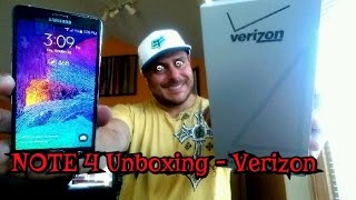 Samsung Galaxy Note 4 VERIZON Unboxing First look