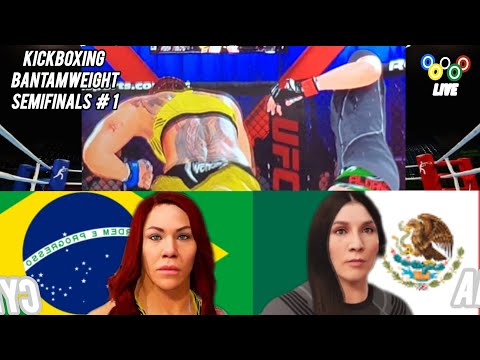 KICKBOXING BANTAMWEIGHT CATEGORY SEMIFINALS # 1 🇧🇷 VS 🇲🇽 PARIS 2024 OLYMPIC GAMES.