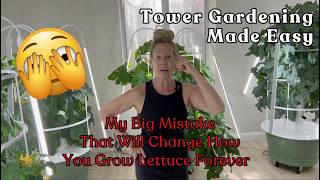 BIG Tower Garden Lettuce Mistake That Will Forever Change How You Grow Lettuce #towergarden #garden